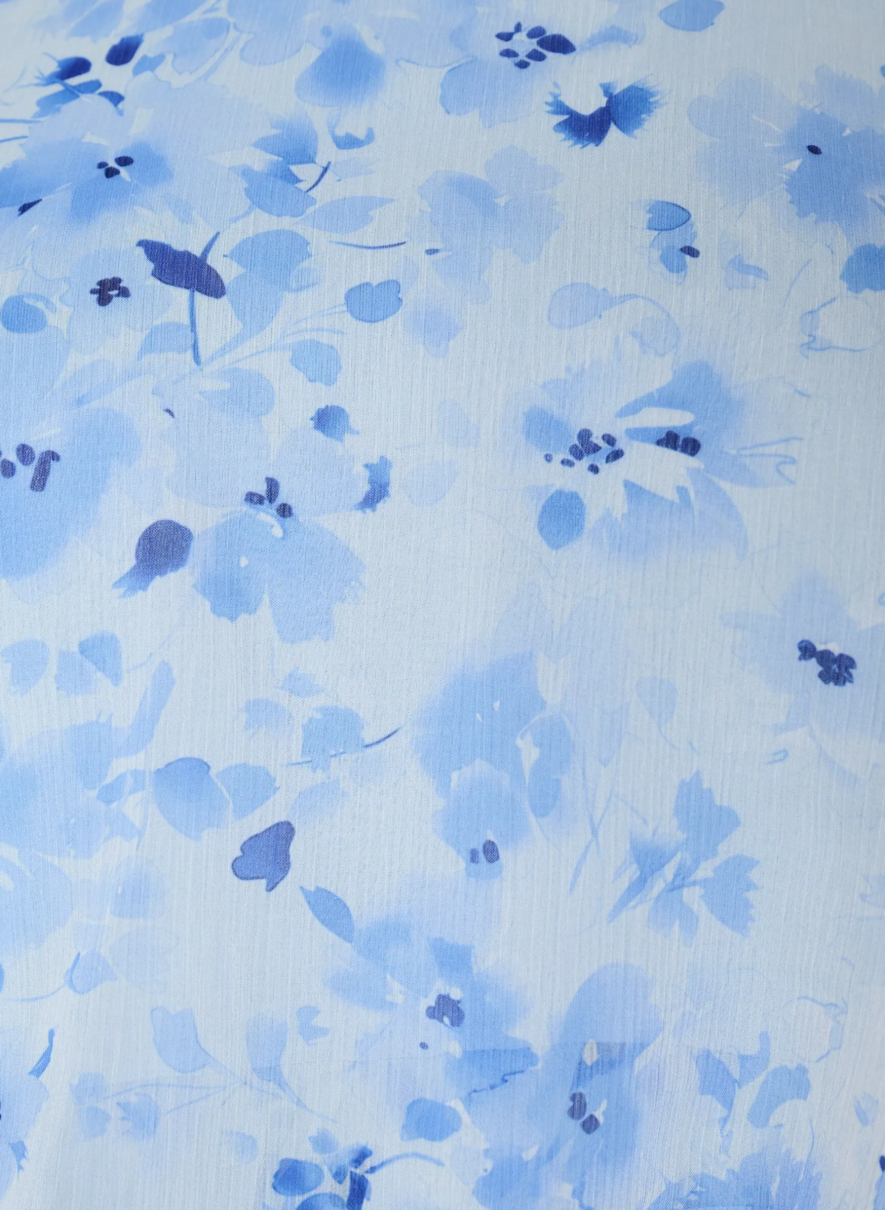 Kurzes Kleid in Chiffon-Optik mit Blumenprint und Volantlagen