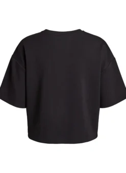Kurzes Loose-Fit T-Shirt aus Modal-Mix