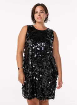 Kurzes Paillettenkleid