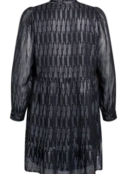 Kurzes Partykleid mit Glitzermuster