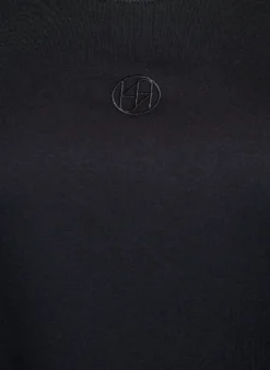 Kurzes Sweatkleid mit Rüschendetail