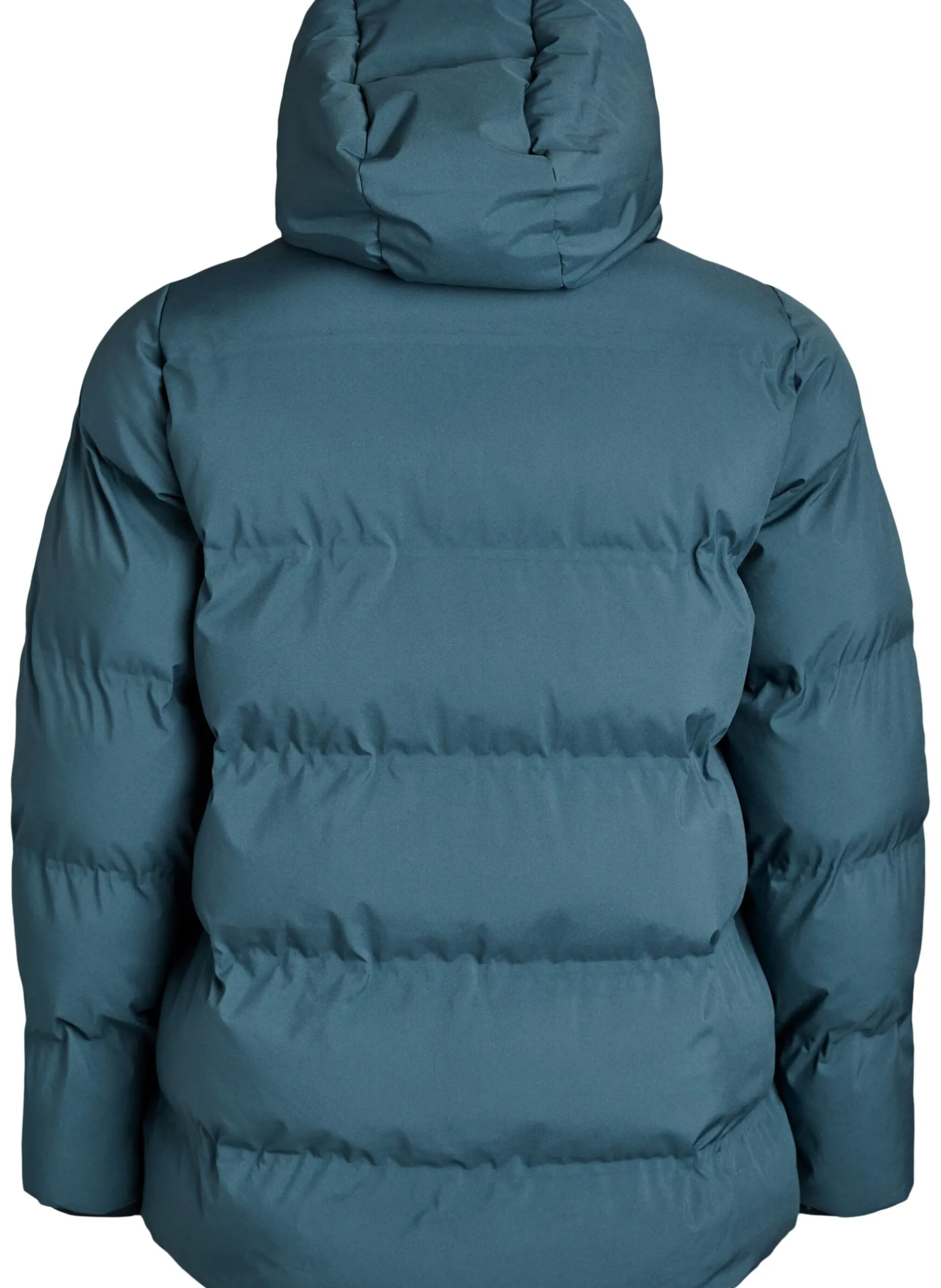 Kurze Steppjacke mit abnehmbarer Kapuze