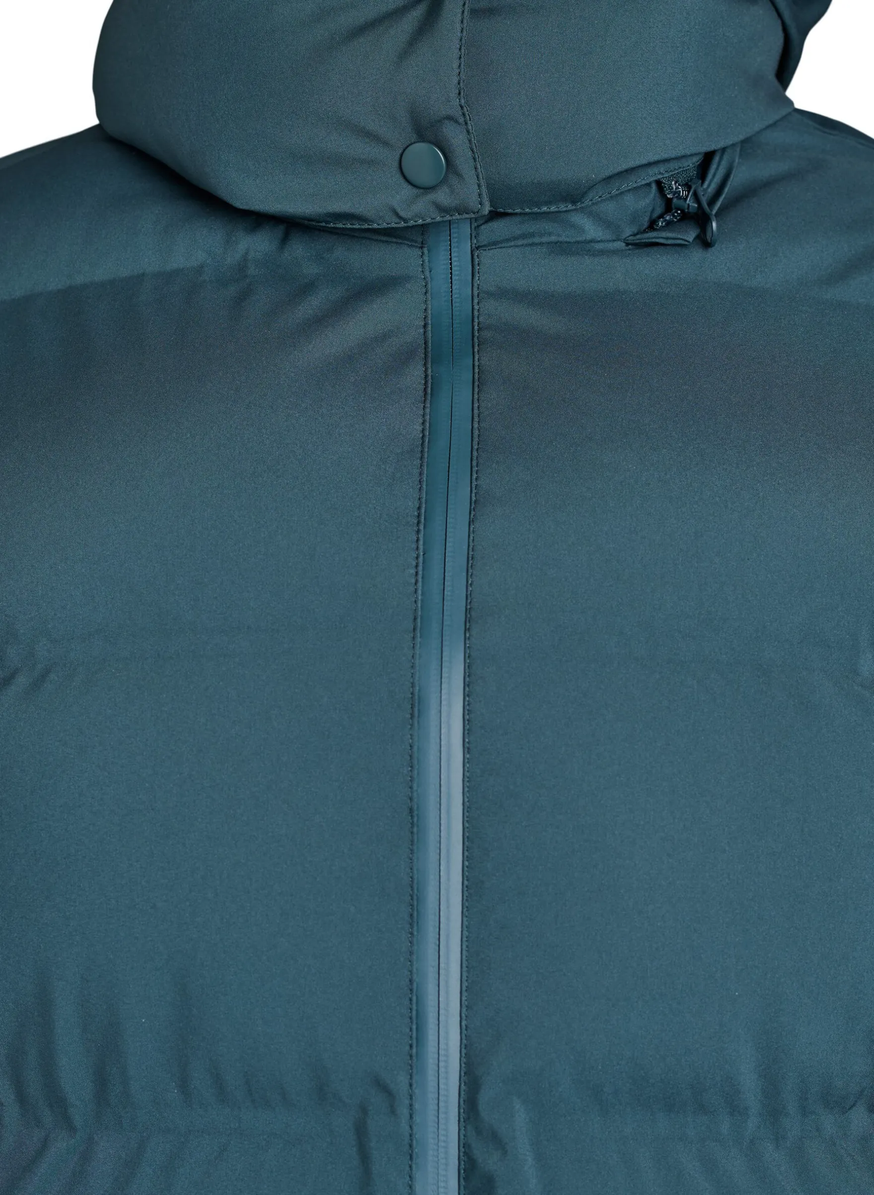 Kurze Steppjacke mit abnehmbarer Kapuze