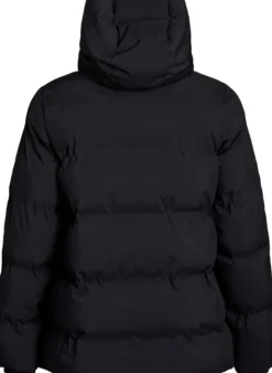 Kurze Steppjacke mit abnehmbarer Kapuze