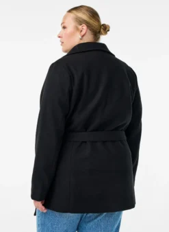 Kurzmantel mit Gürtel
