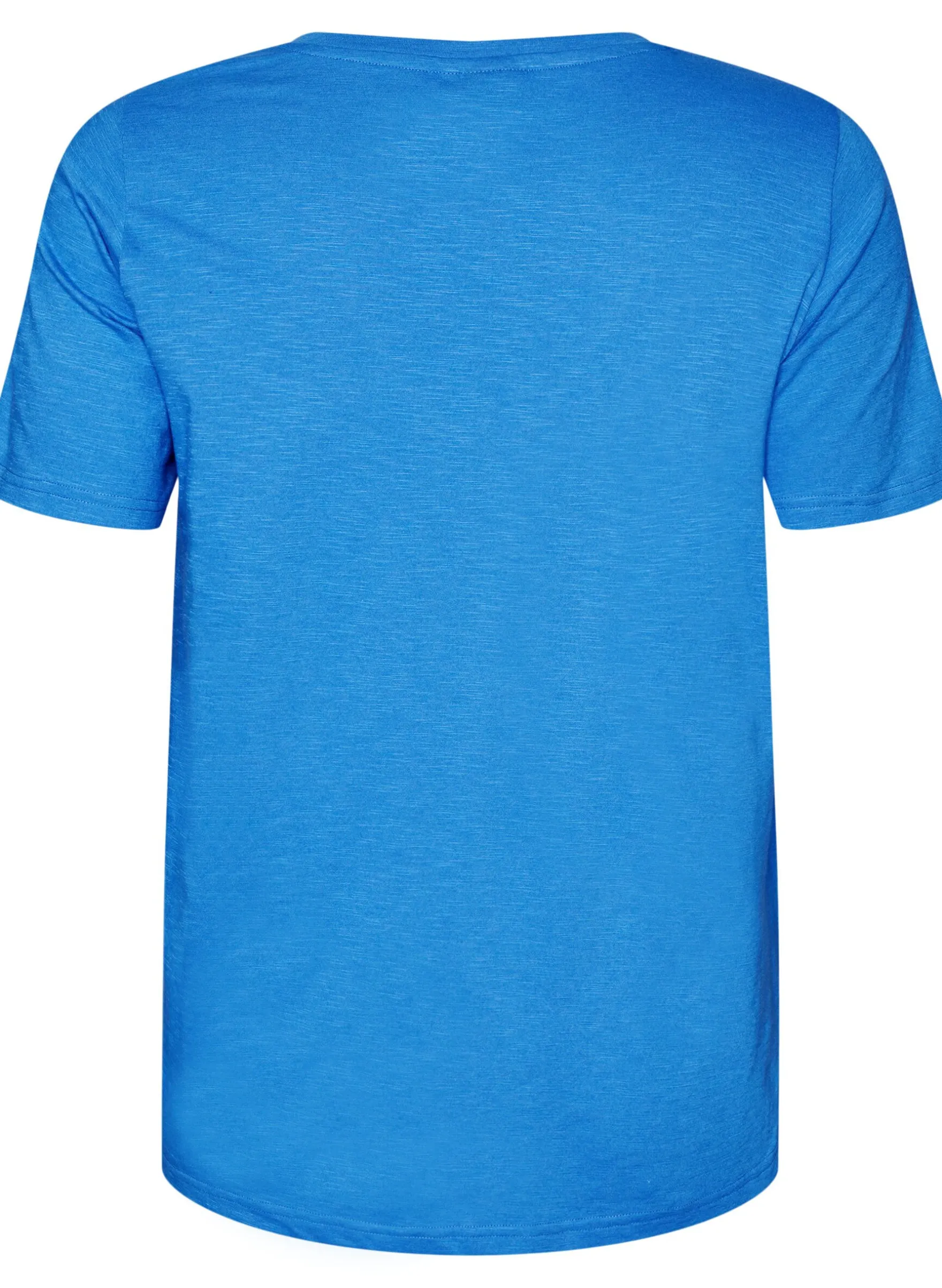 Kurzärmeliges Basic T-Shirt mit V-Ausschnitt