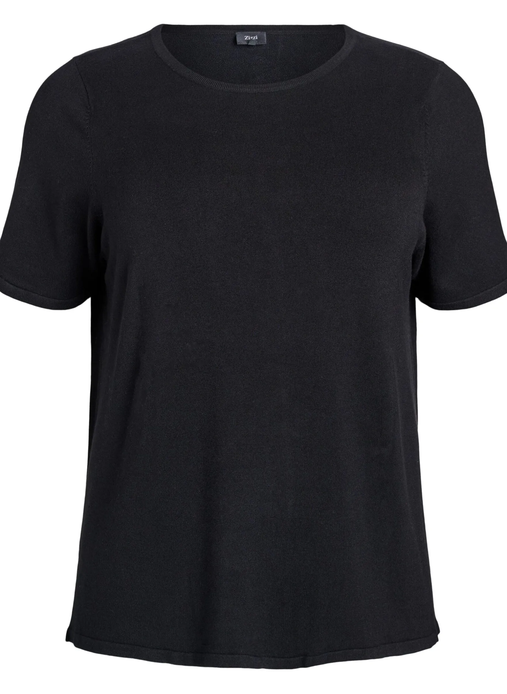 Kurzärmelige Strickbluse aus Viskose