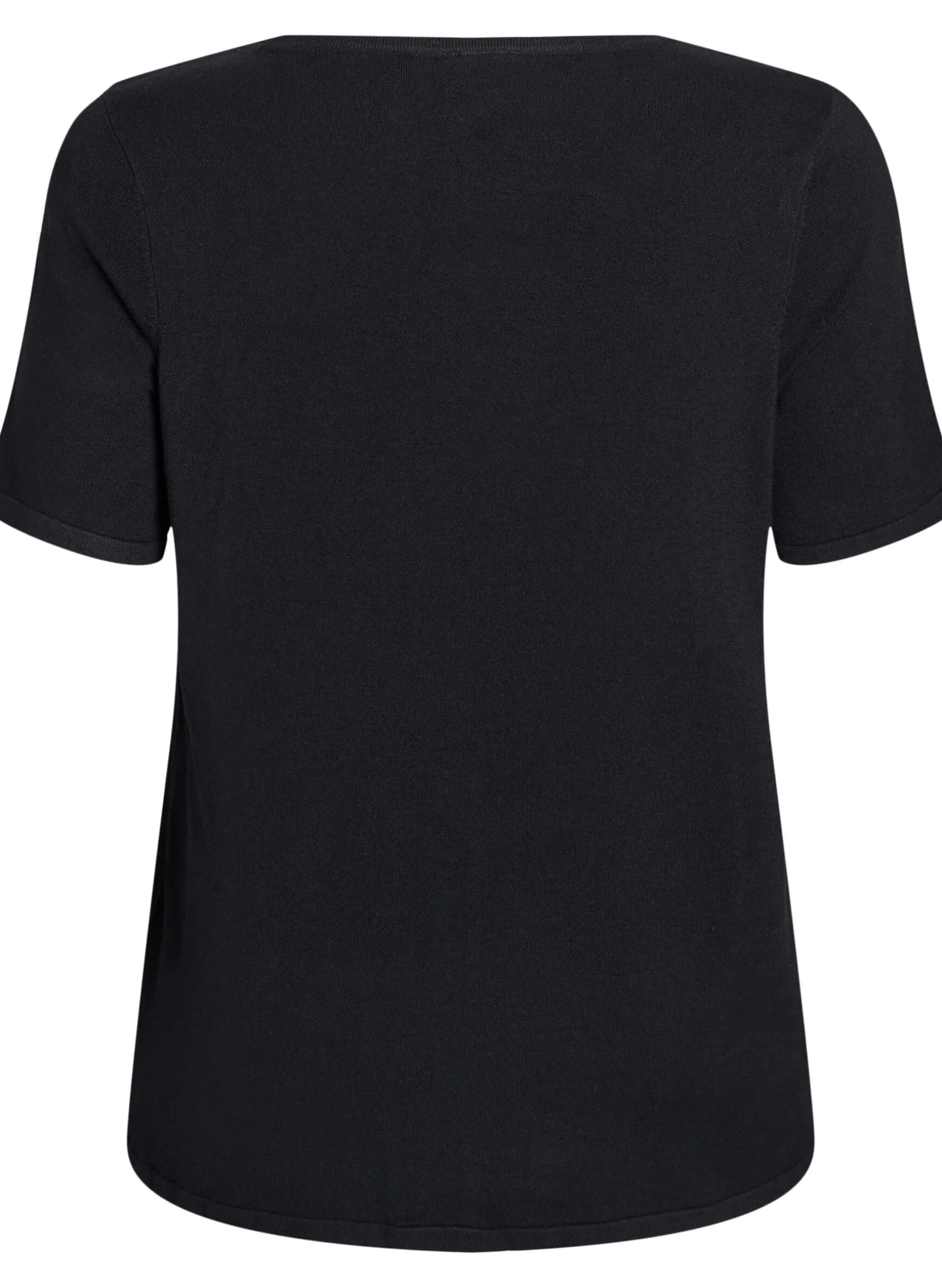 Kurzärmelige Strickbluse aus Viskose