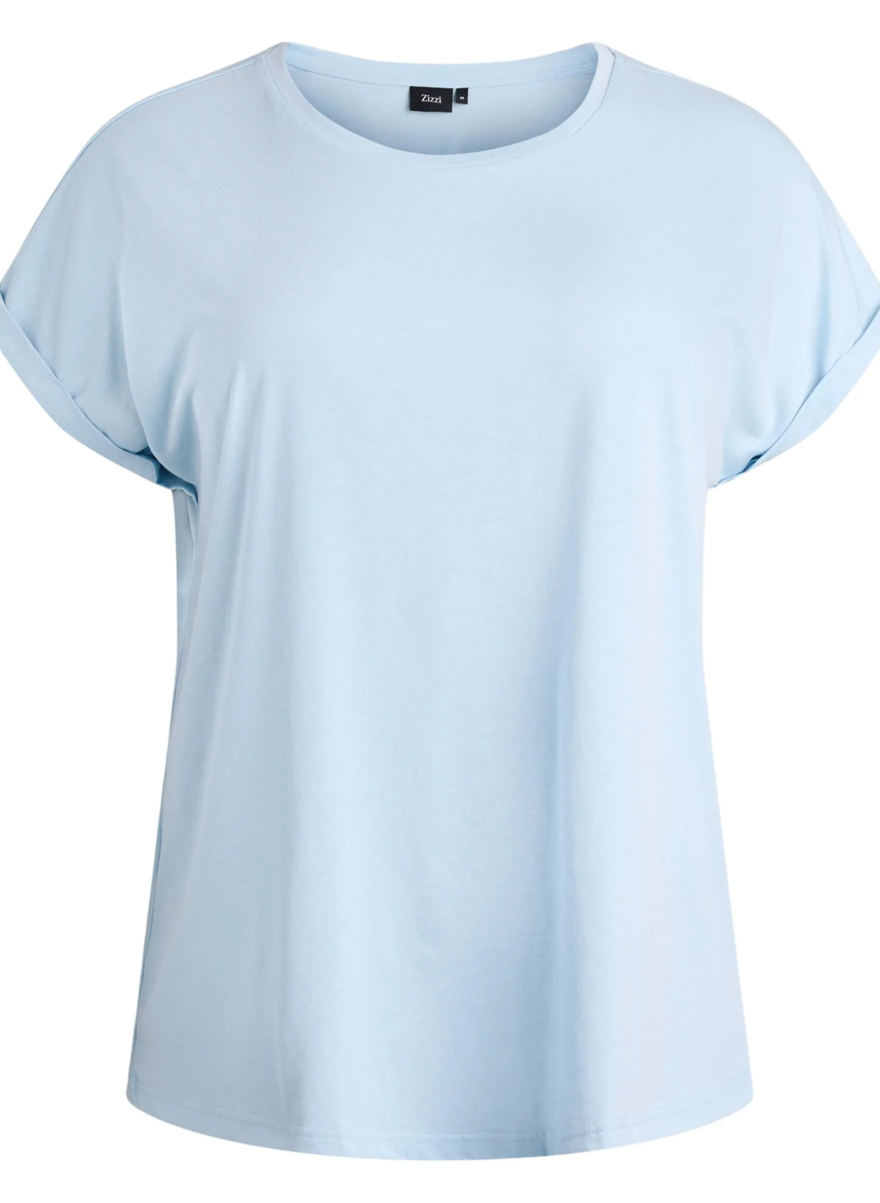 Kurzärmeliges T-Shirt aus Baumwollmischgewebe