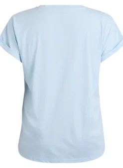 Kurzärmeliges T-Shirt aus Baumwollmischgewebe