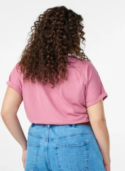 Kurzärmeliges T-Shirt aus Baumwollmischgewebe