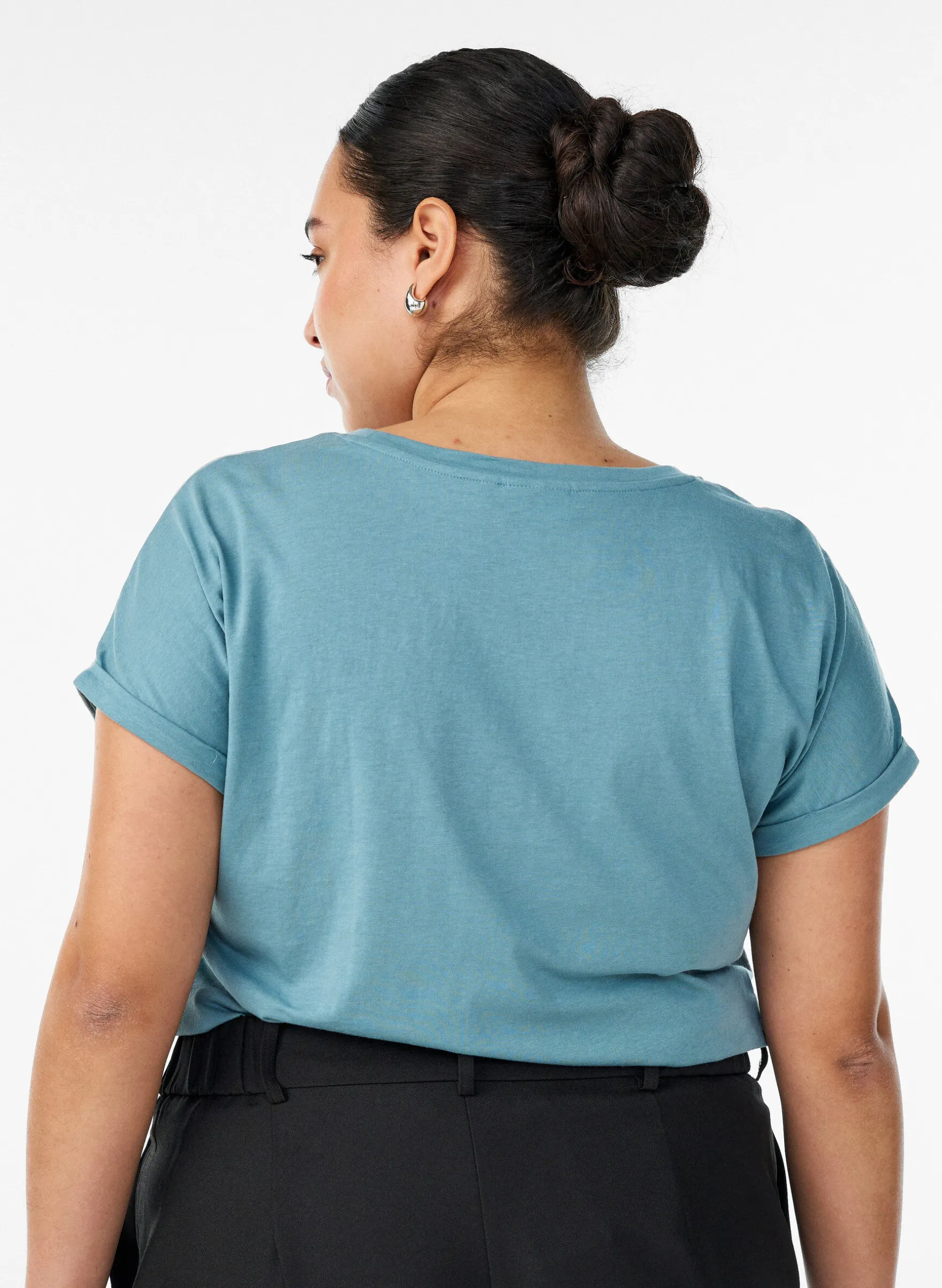 Kurzärmeliges T-Shirt aus einer Baumwollmischung