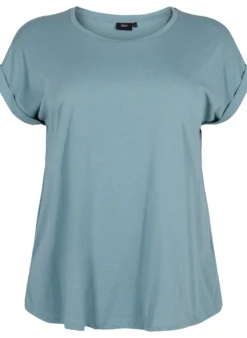 Kurzärmeliges T-Shirt aus einer Baumwollmischung