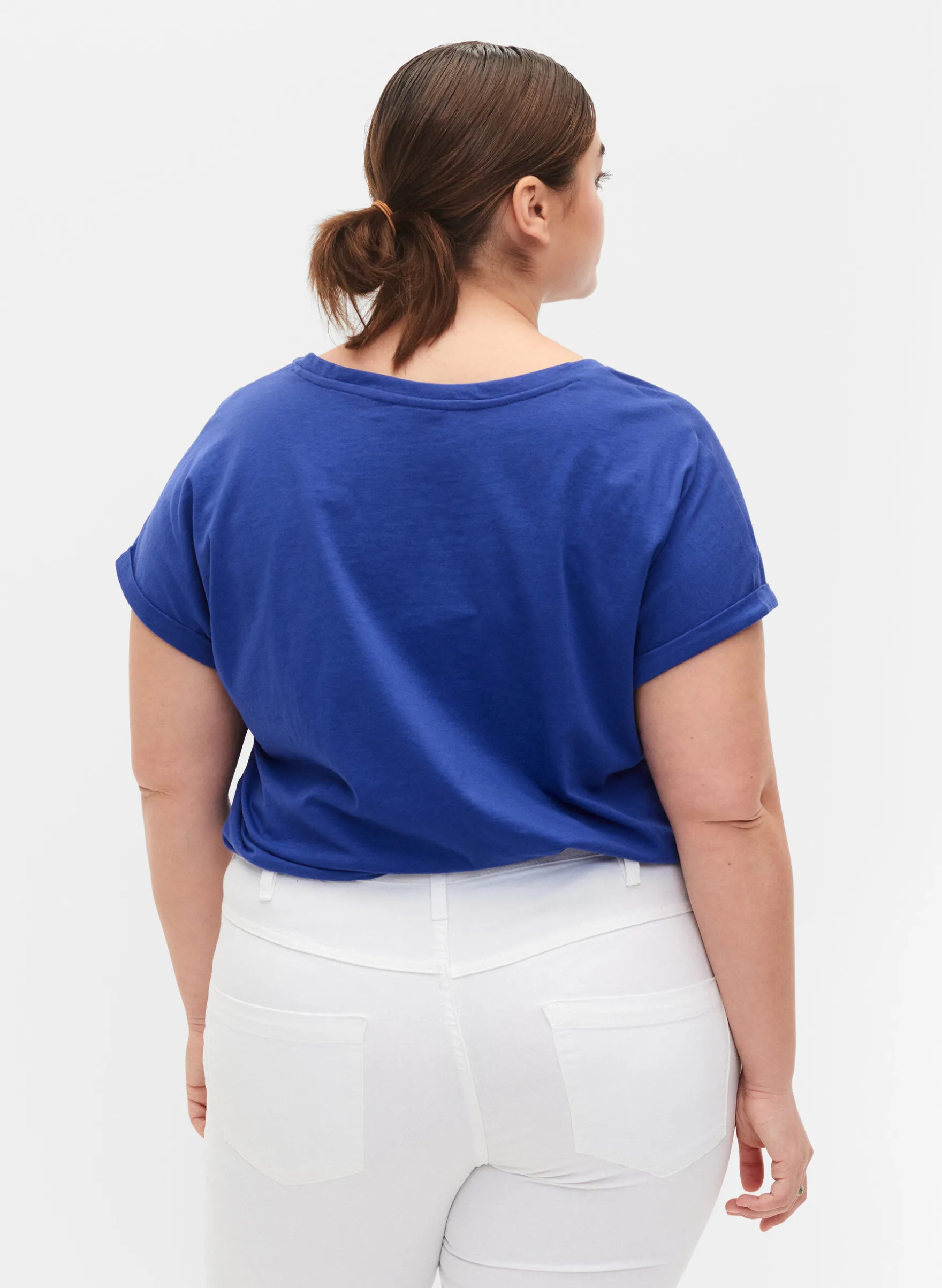 Kurzärmeliges T-Shirt aus einer Baumwollmischung