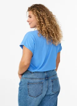 Kurzärmeliges T-Shirt aus einer Baumwollmischung