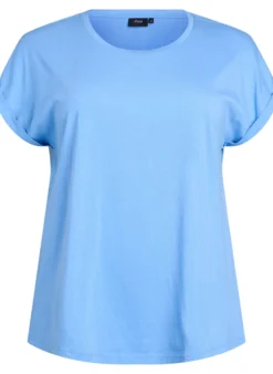 Kurzärmeliges T-Shirt aus einer Baumwollmischung