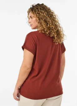 Kurzärmeliges T-Shirt aus einer Baumwollmischung