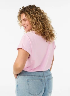 Kurzärmeliges T-Shirt aus einer Baumwollmischung