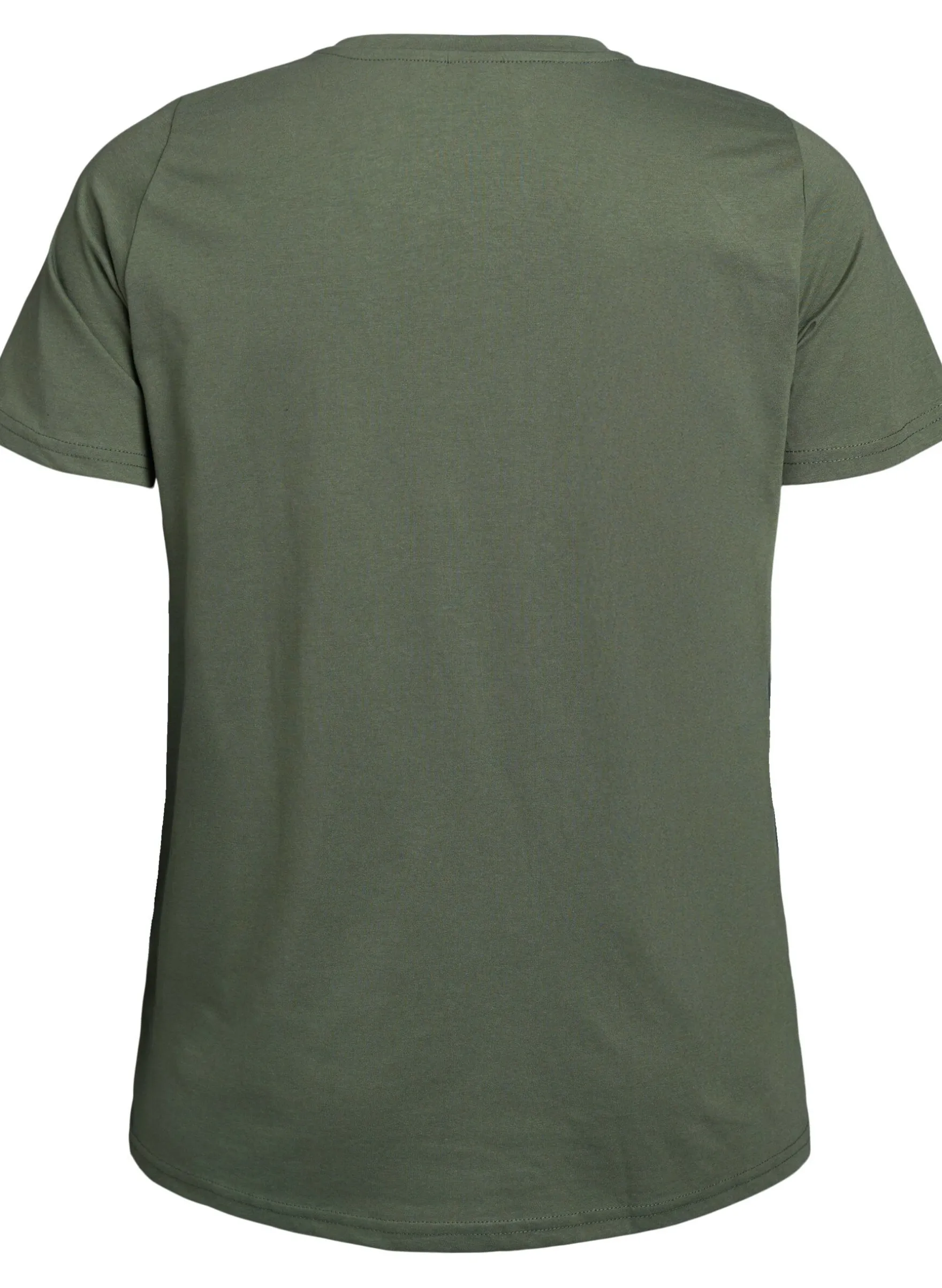 Kurzärmeliges T-Shirt mit V-Ausschnitt