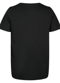 Kurzärmeliges T-Shirt mit V-Ausschnitt