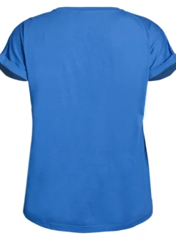 Kurzärmliges T-Shirt aus einer Baumwollmischung