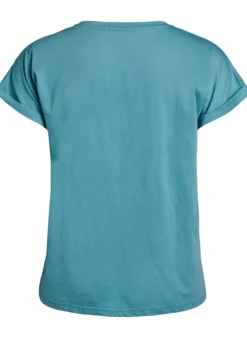 Kurzärmliges T-Shirt aus einer Baumwollmischung
