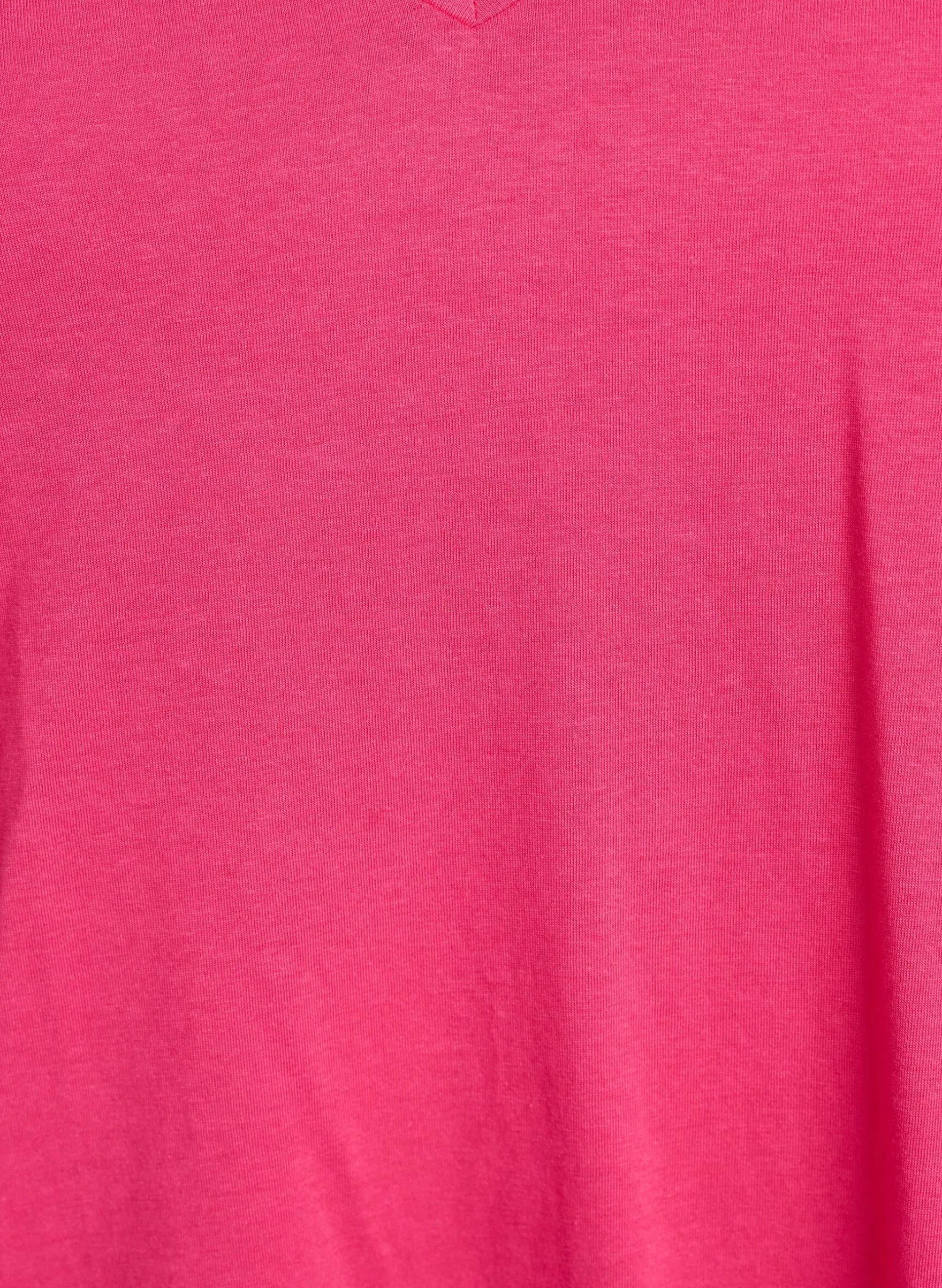 Kurzärmliges T-Shirt mit V-Ausschnitt