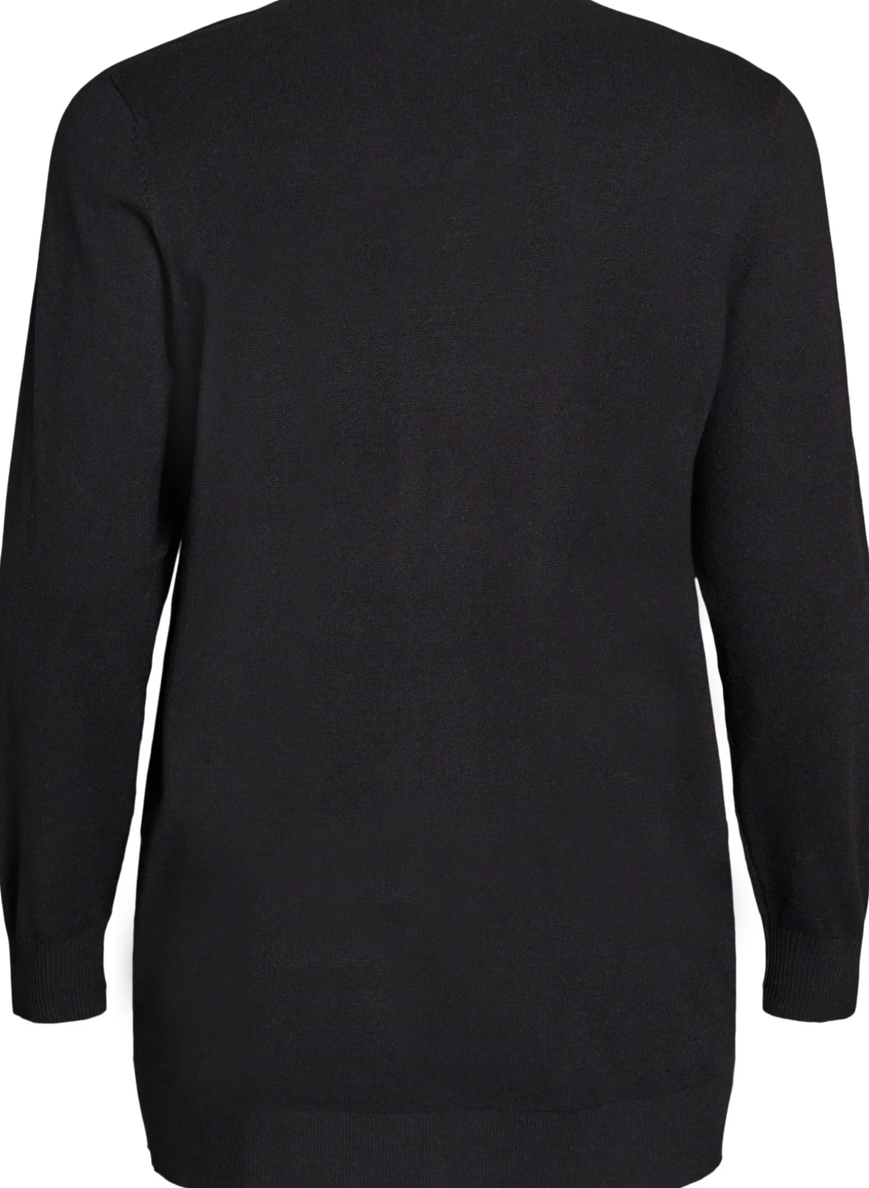 Lange offene Strickjacke mit Taschen