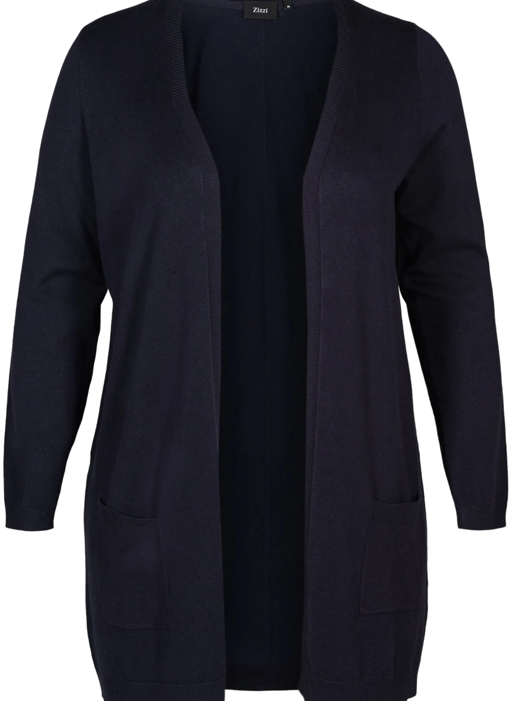 Lange Strickjacke aus einer Viskosemischung
