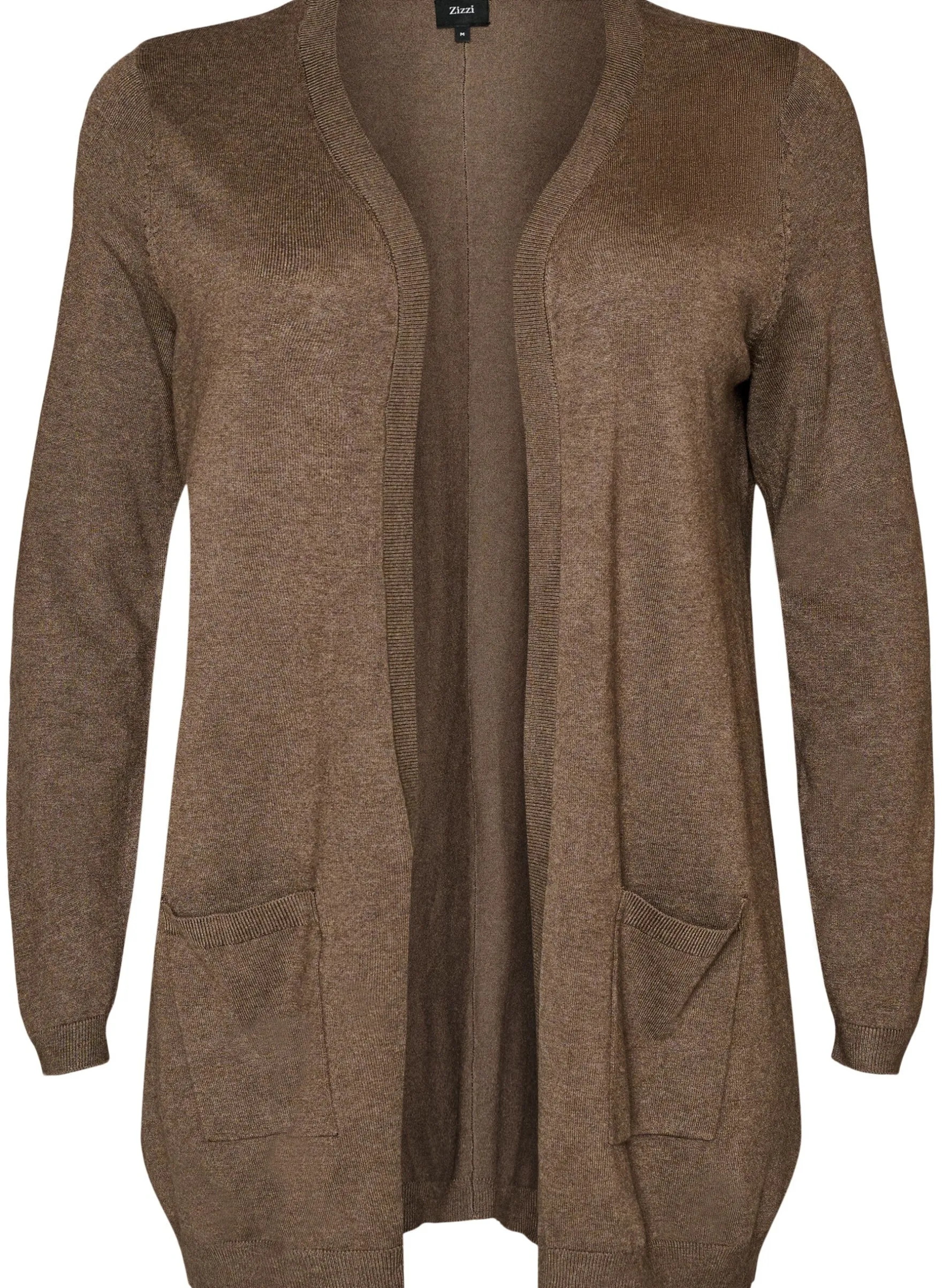 Lange Strickjacke aus einer Viskosemischung