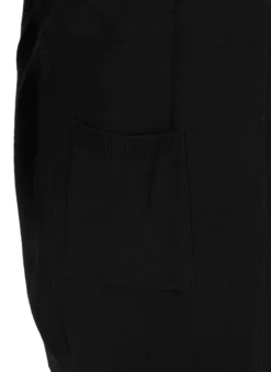 Lange Strickjacke aus einer Viskosemischung