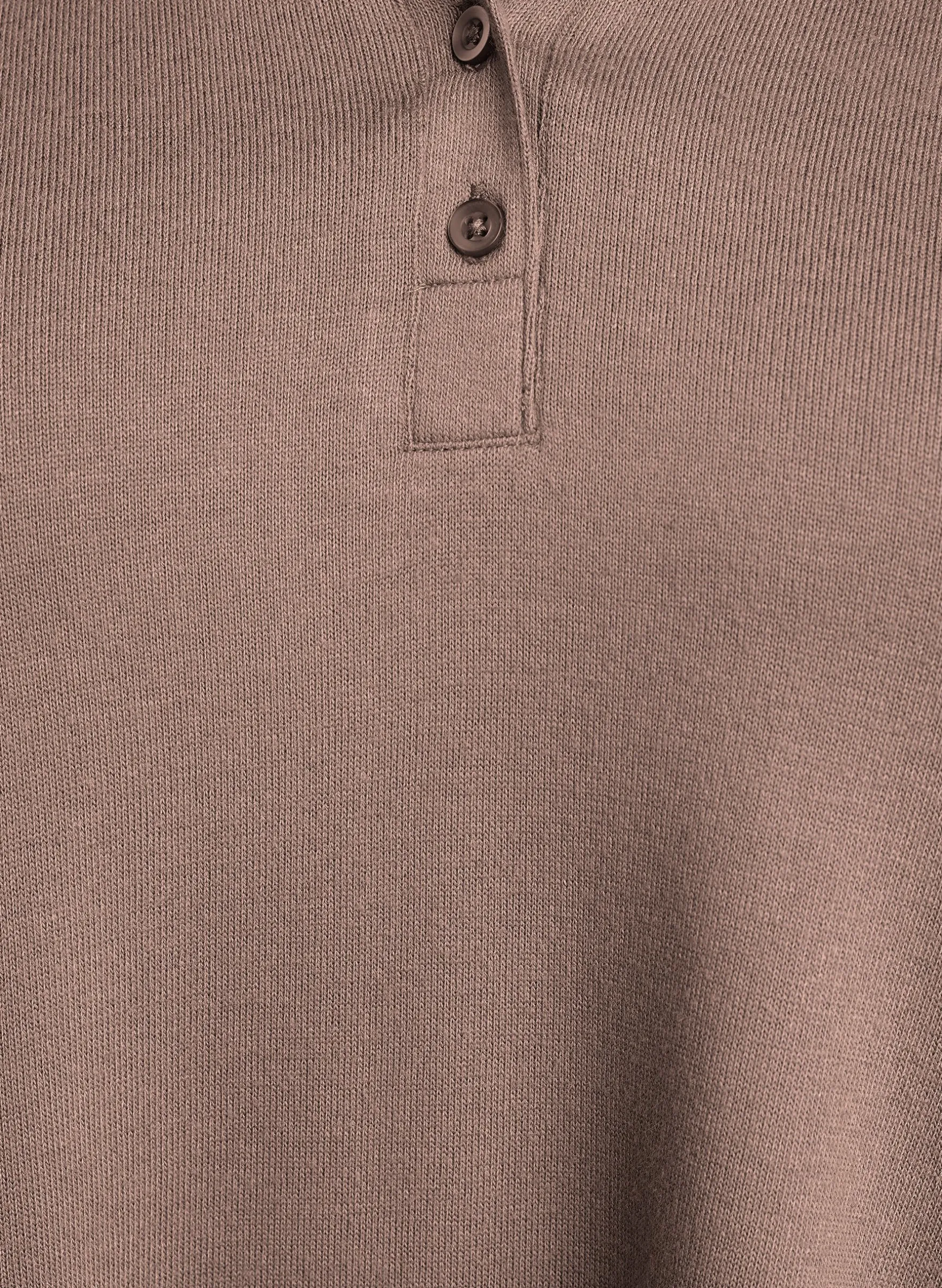 Langärmelige Bluse aus Jersey mit Kragen