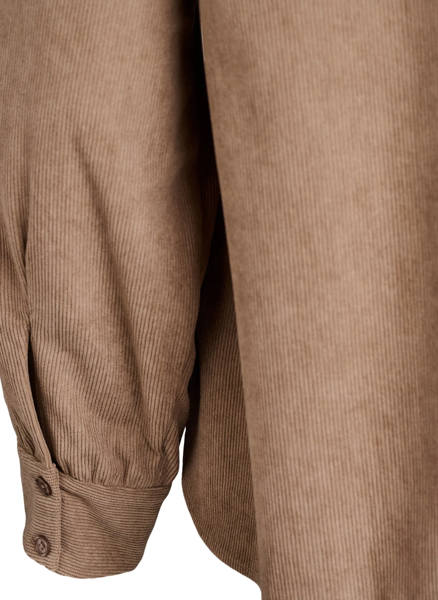 Langärmlige Bluse aus Cord