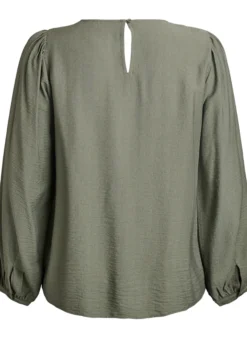 Langärmlige Bluse aus Viskose