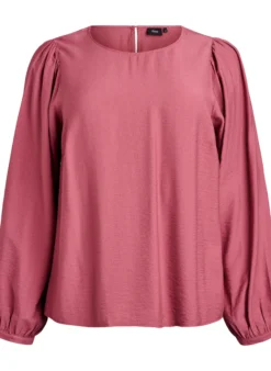 Langärmlige Bluse aus Viskose