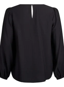 Langärmlige Bluse aus Viskose