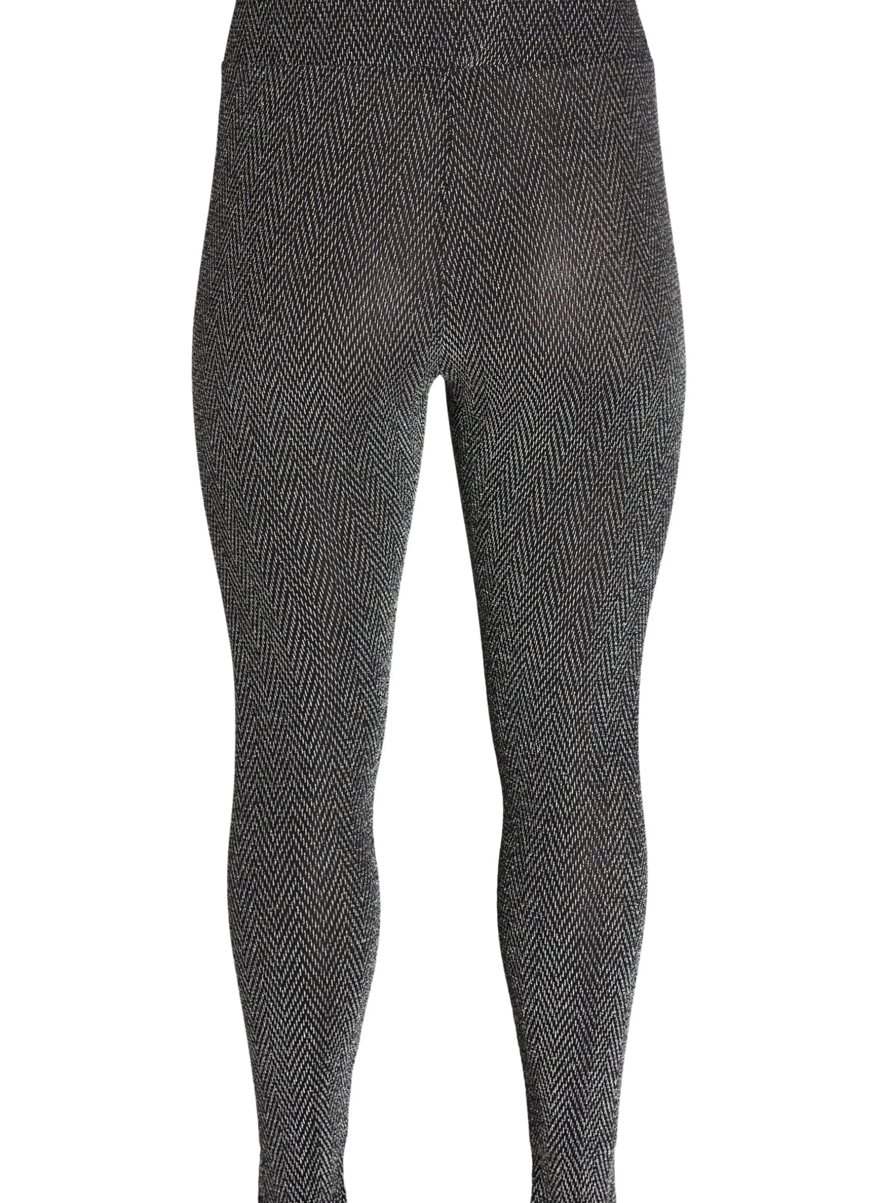 Leggings mit Glitzermuster