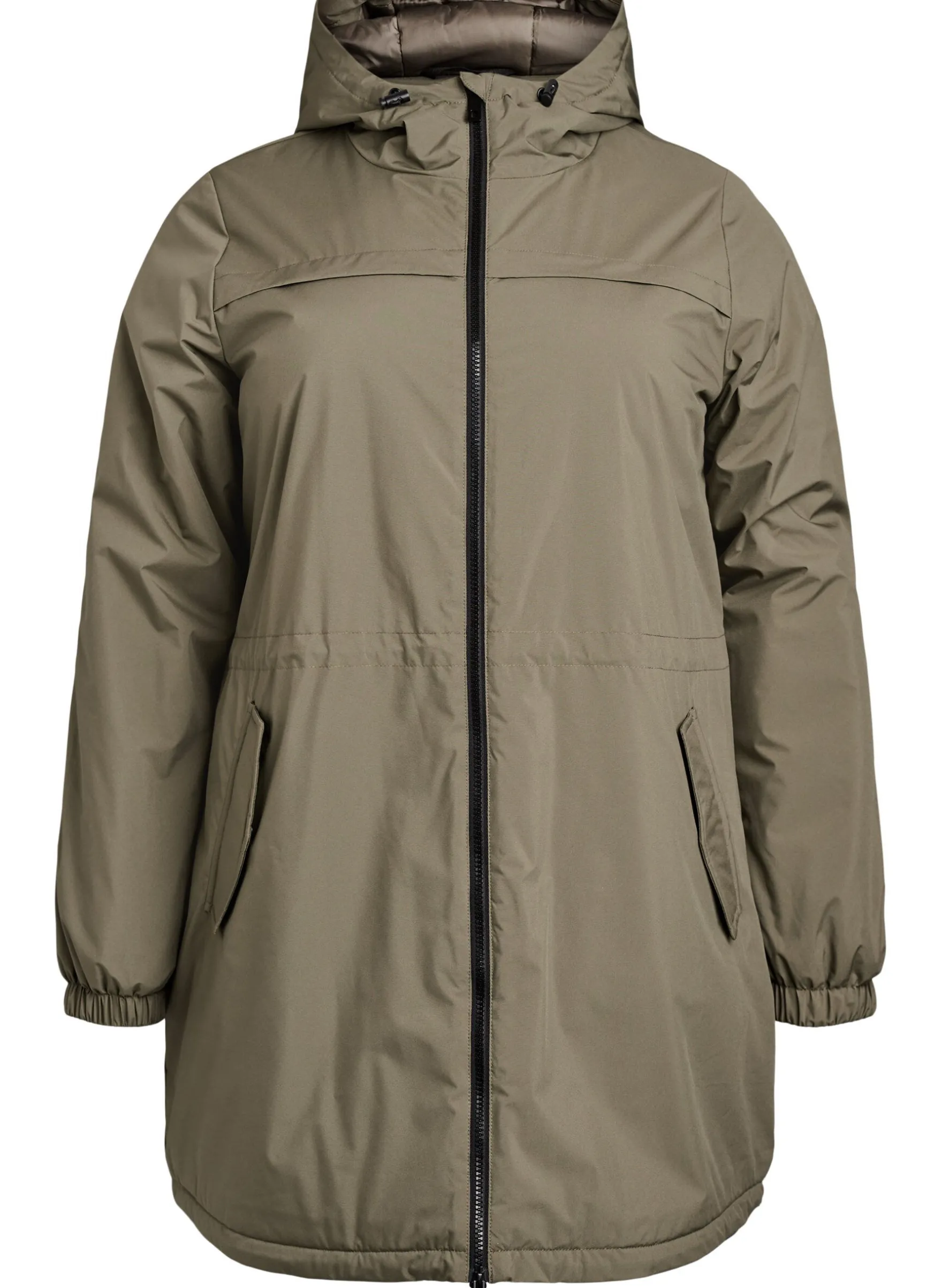 Leichter gepolsterter Parka mit Kapuze