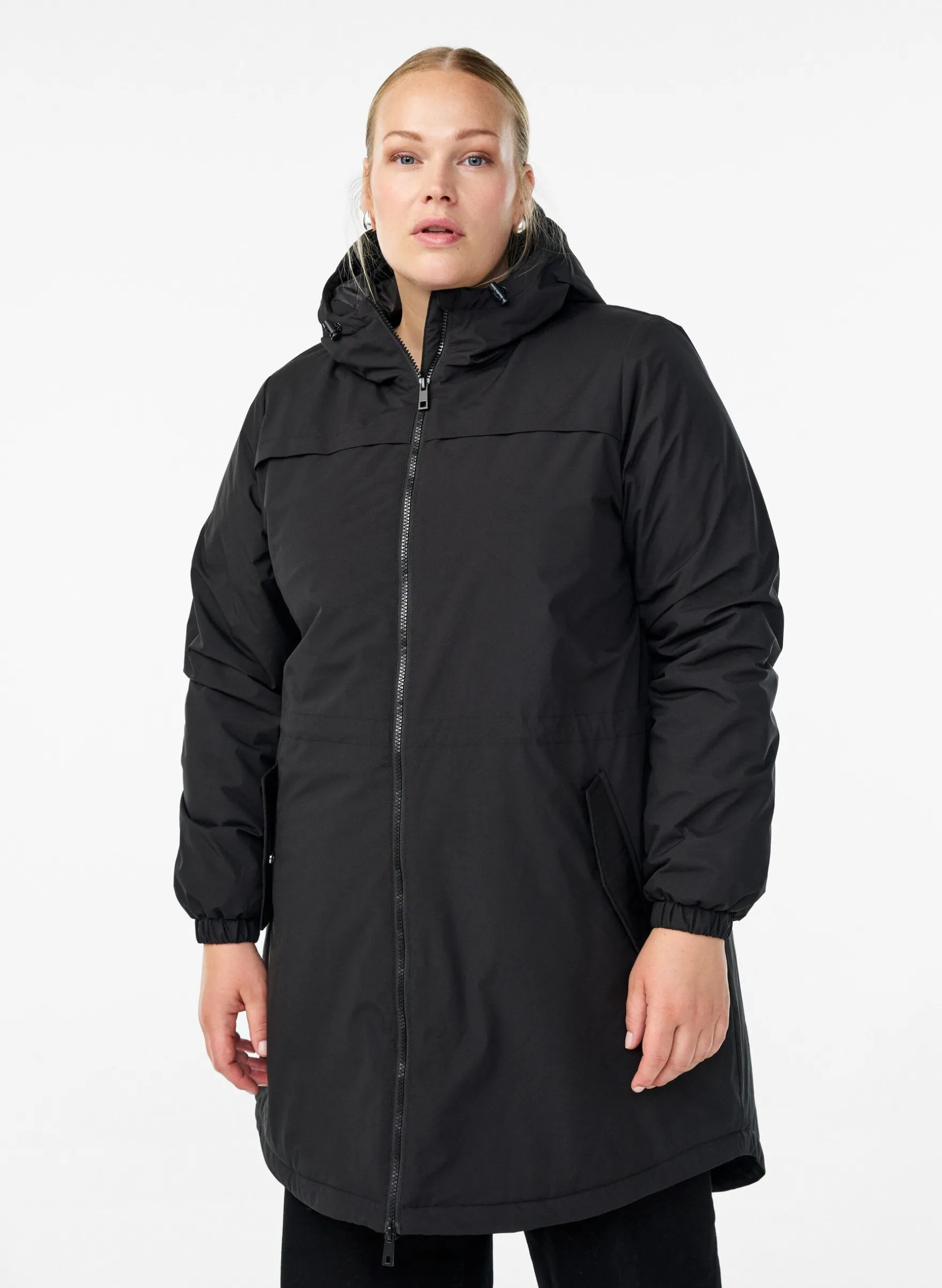 Leichter gepolsterter Parka mit Kapuze