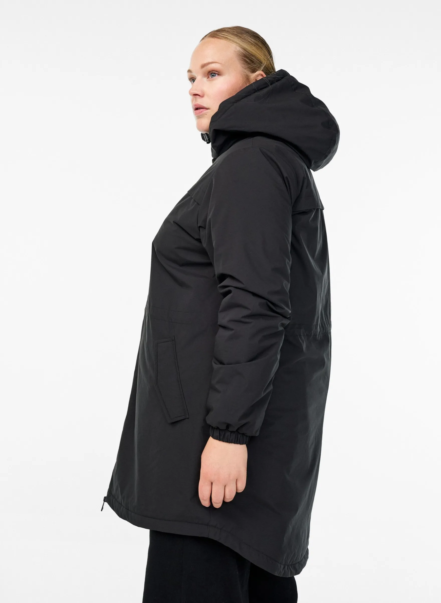 Leichter gepolsterter Parka mit Kapuze