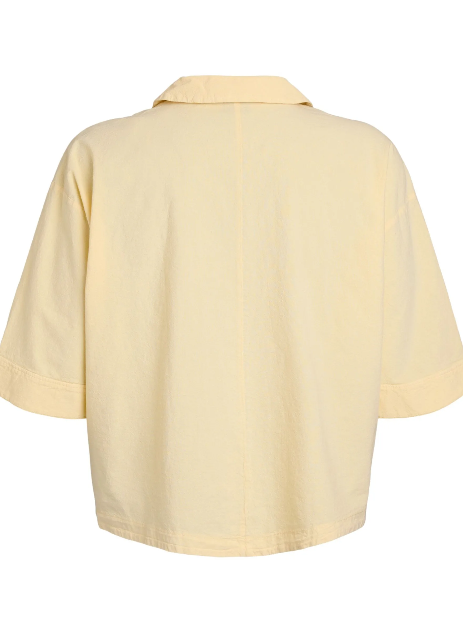 Lockere Bluse mit Kragen und 1/2 Ärmeln