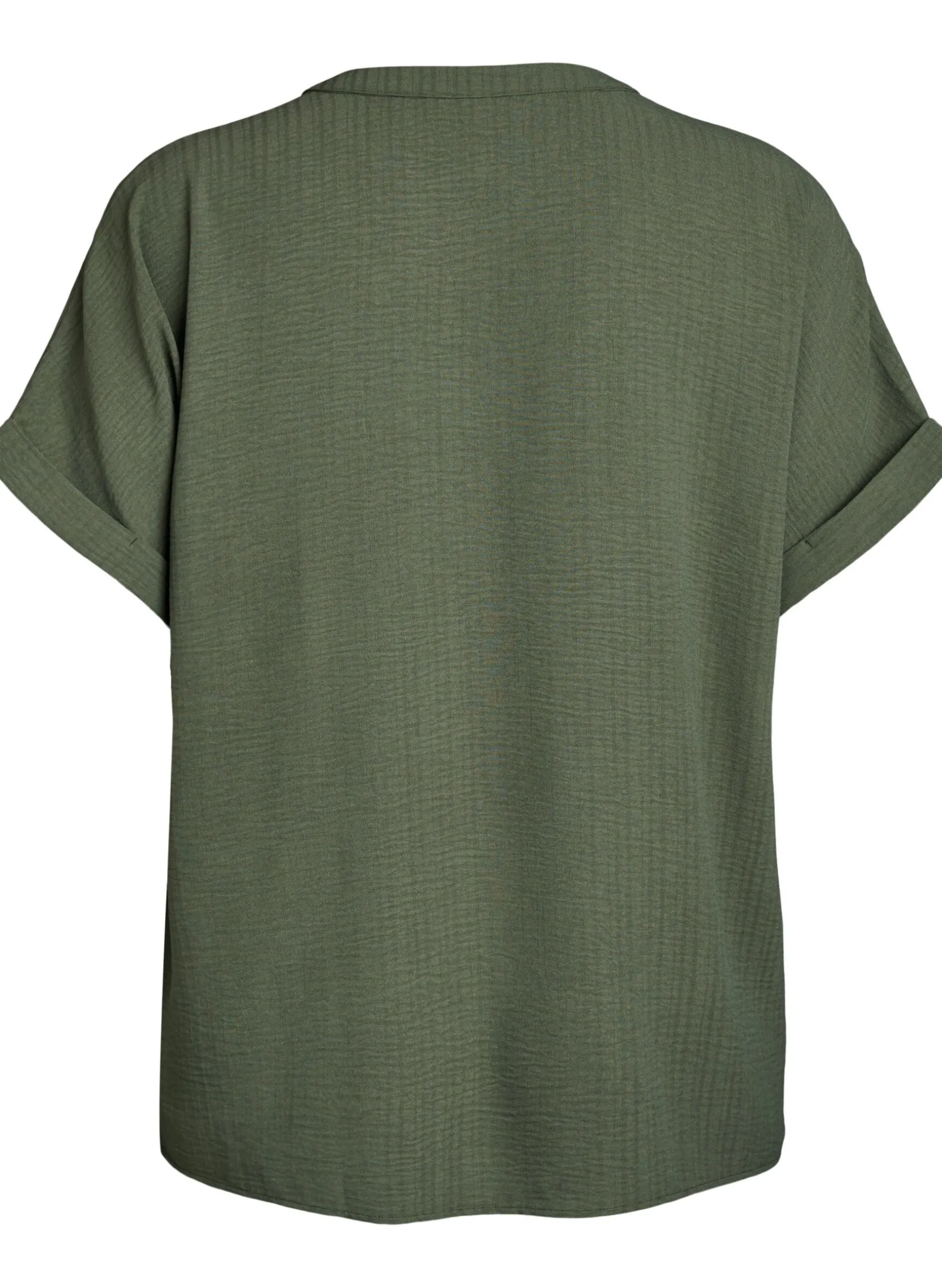 Lockere Bluse mit kurzen Ärmeln