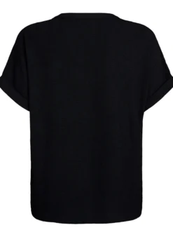 Lockere Bluse mit kurzen Ärmeln