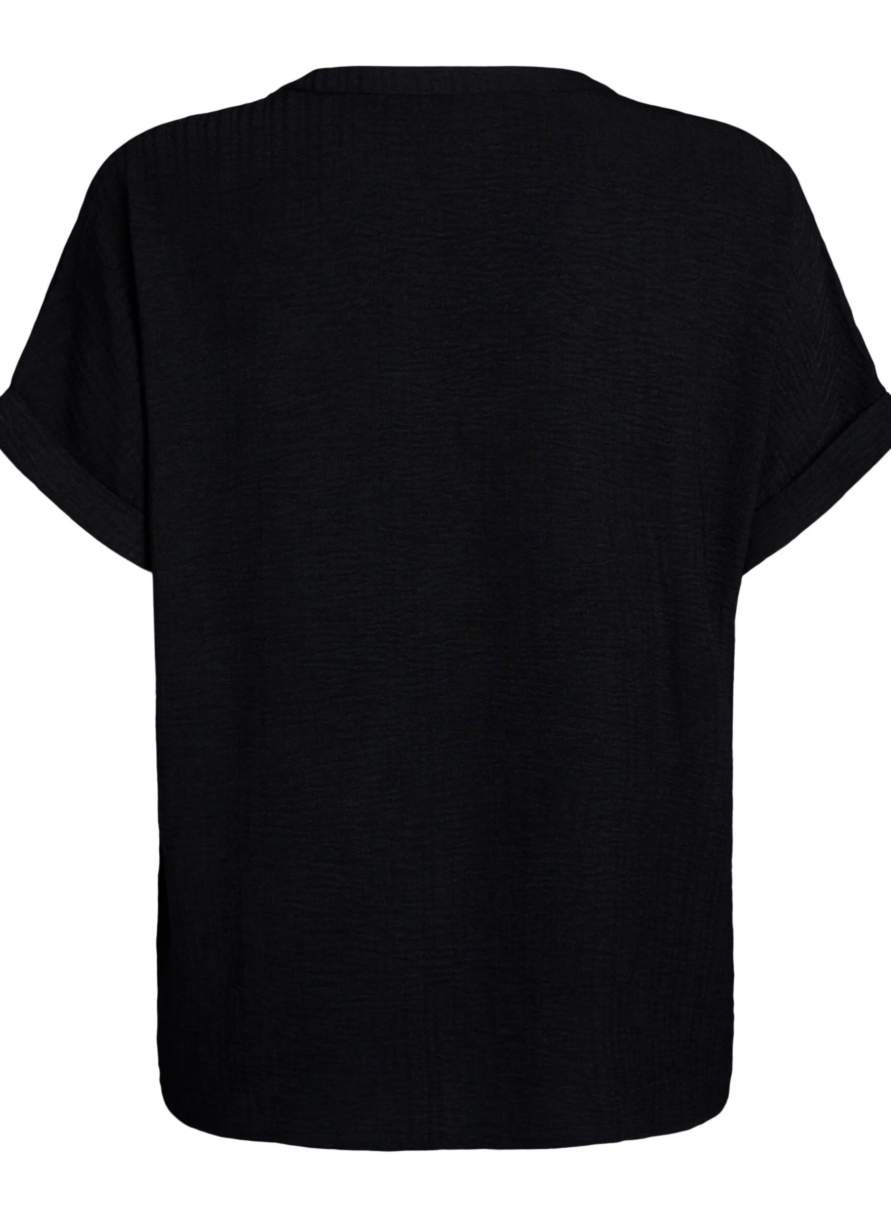 Lockere Bluse mit kurzen Ärmeln