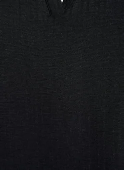 Lockere Bluse mit kurzen Ärmeln