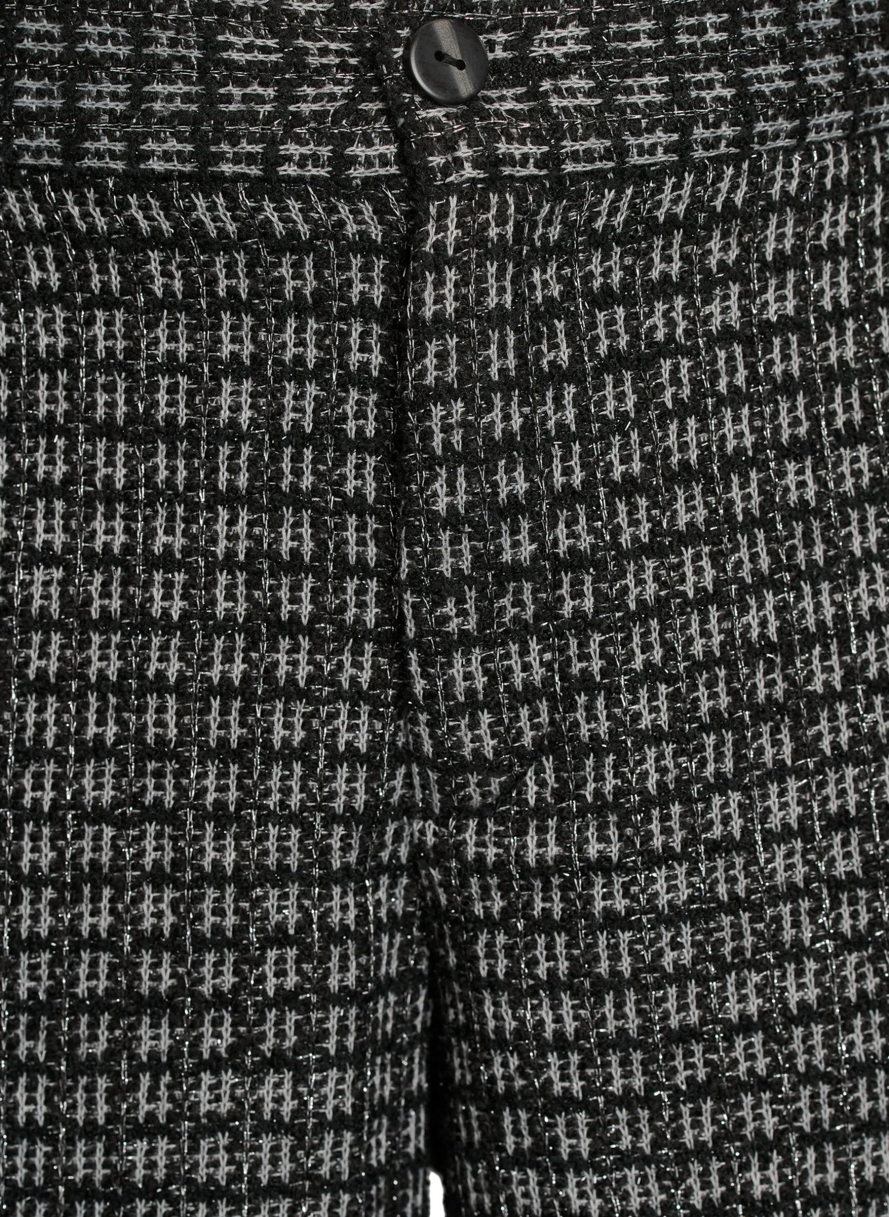 Lockere Bouclé-Shorts mit Taschen