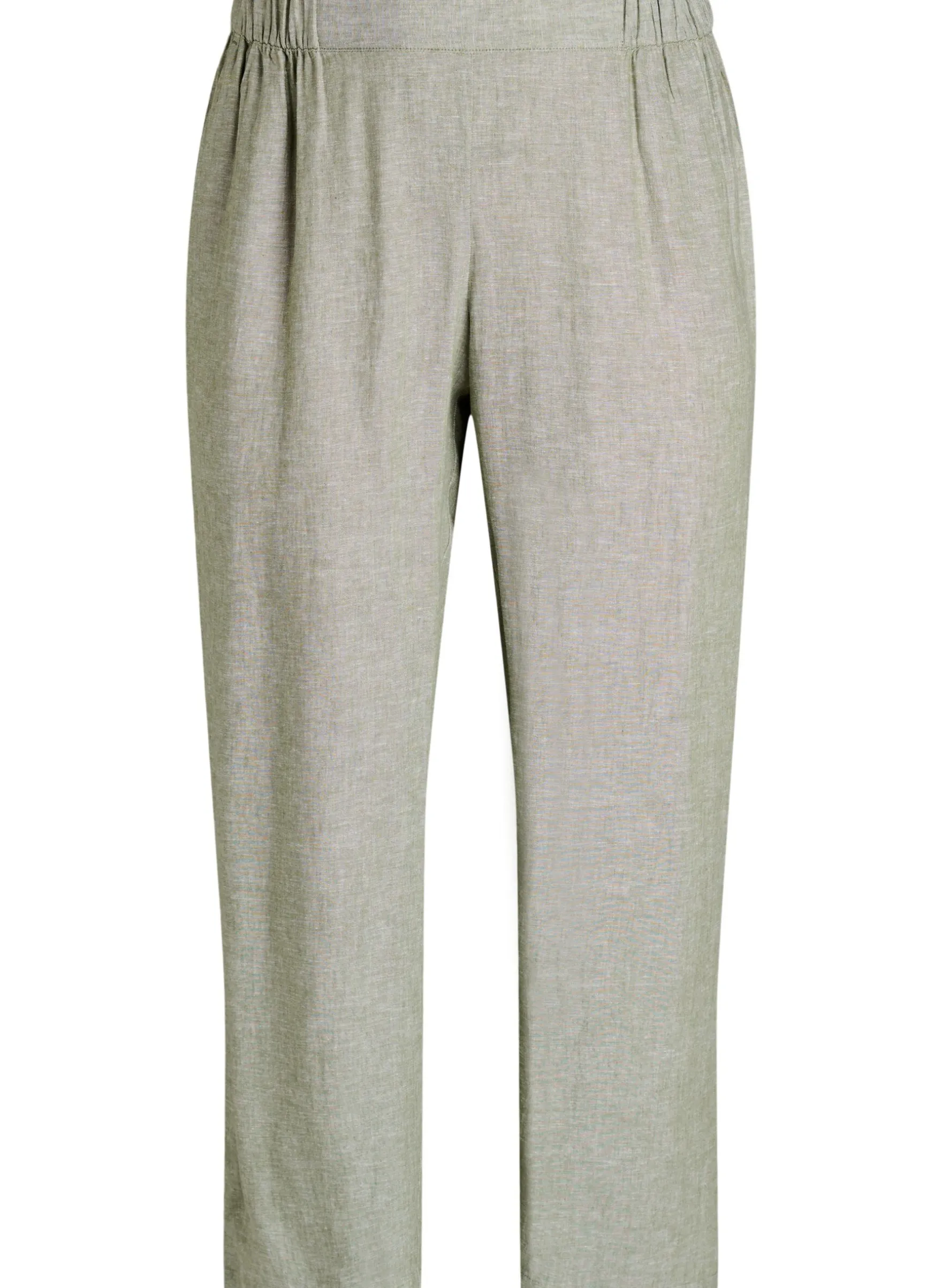 Lockere Hose aus Leinen und Viskose
