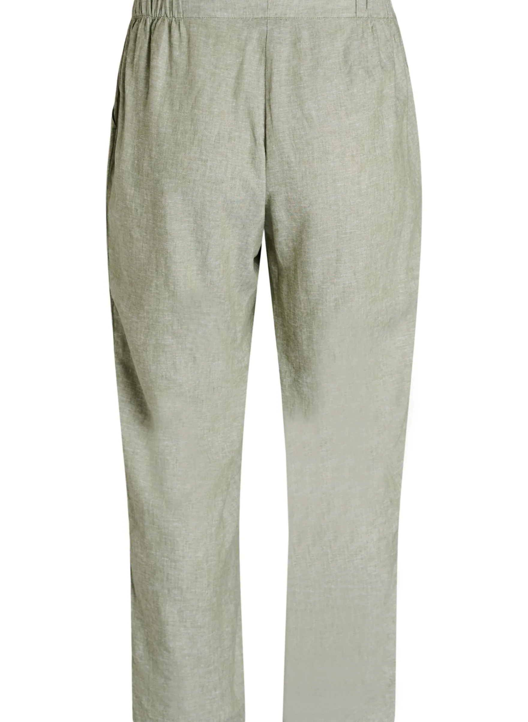 Lockere Hose aus Leinen und Viskose
