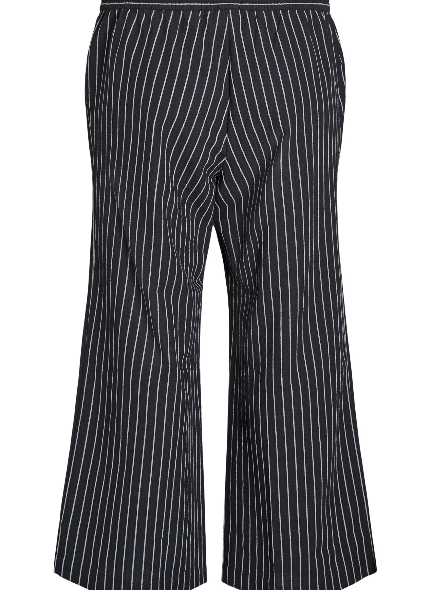 Lockere Hose mit hohem Bund und Taschen