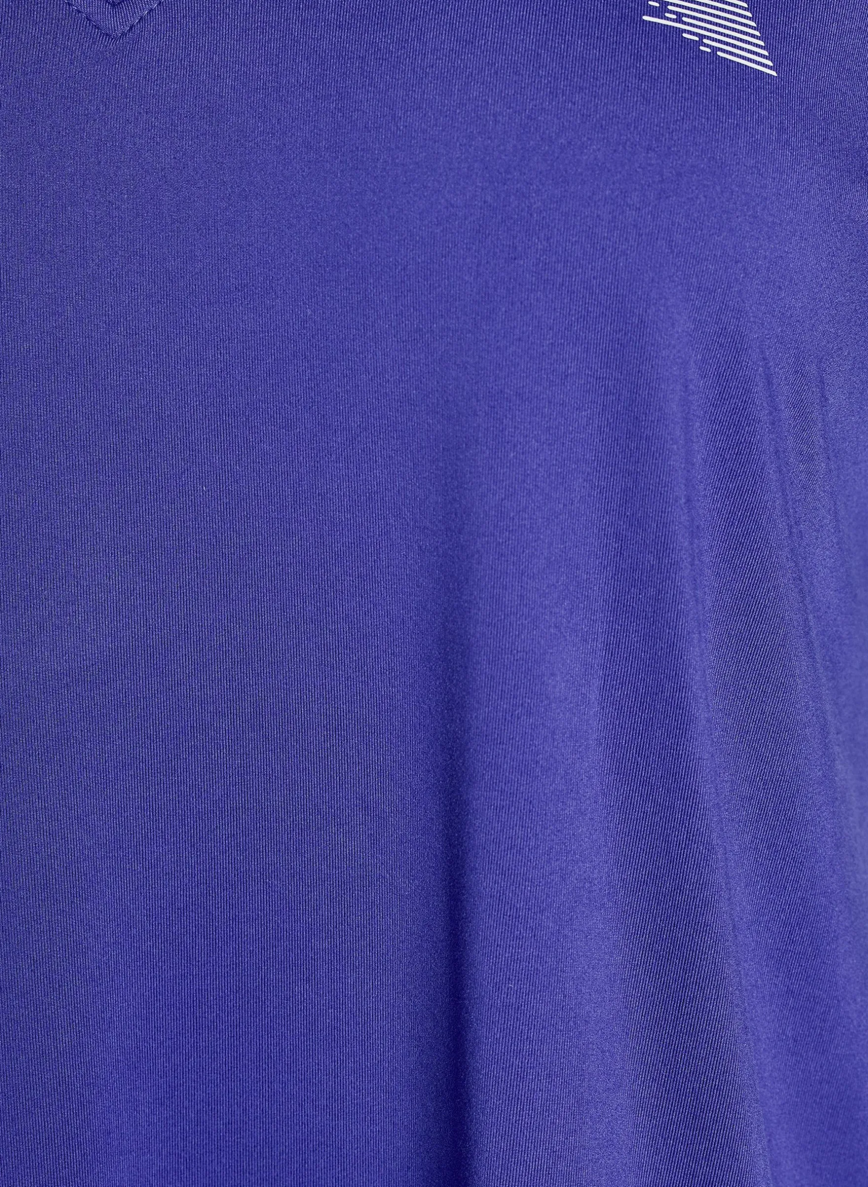 Lockeres Trainings-T-Shirt mit V-Ausschnitt
